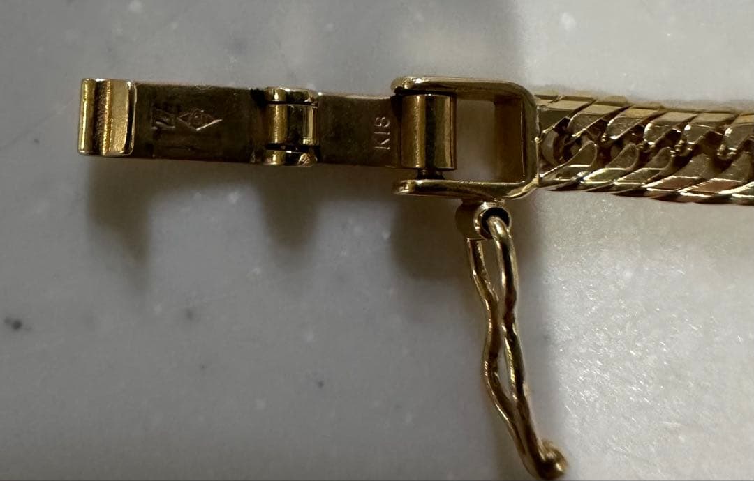 18金Mカット50センチ20.6gネックレス