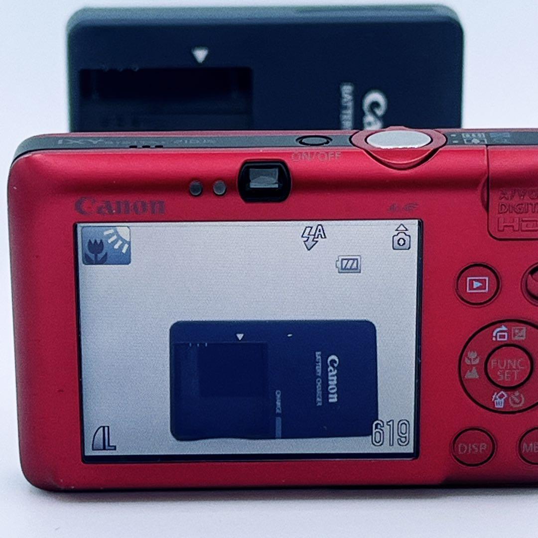 動作品　Canon PowerShot IXY 210 IS レッド
