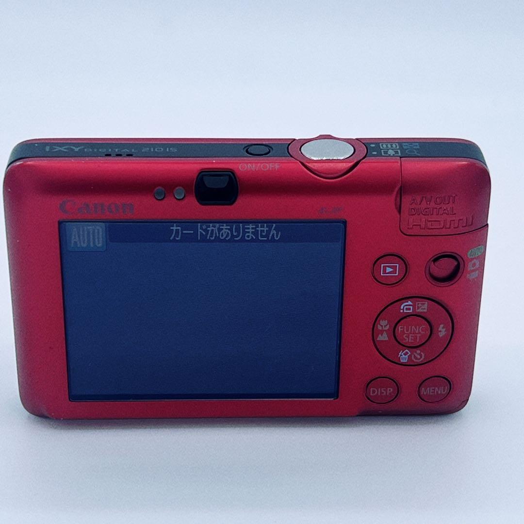動作品　Canon PowerShot IXY 210 IS レッド