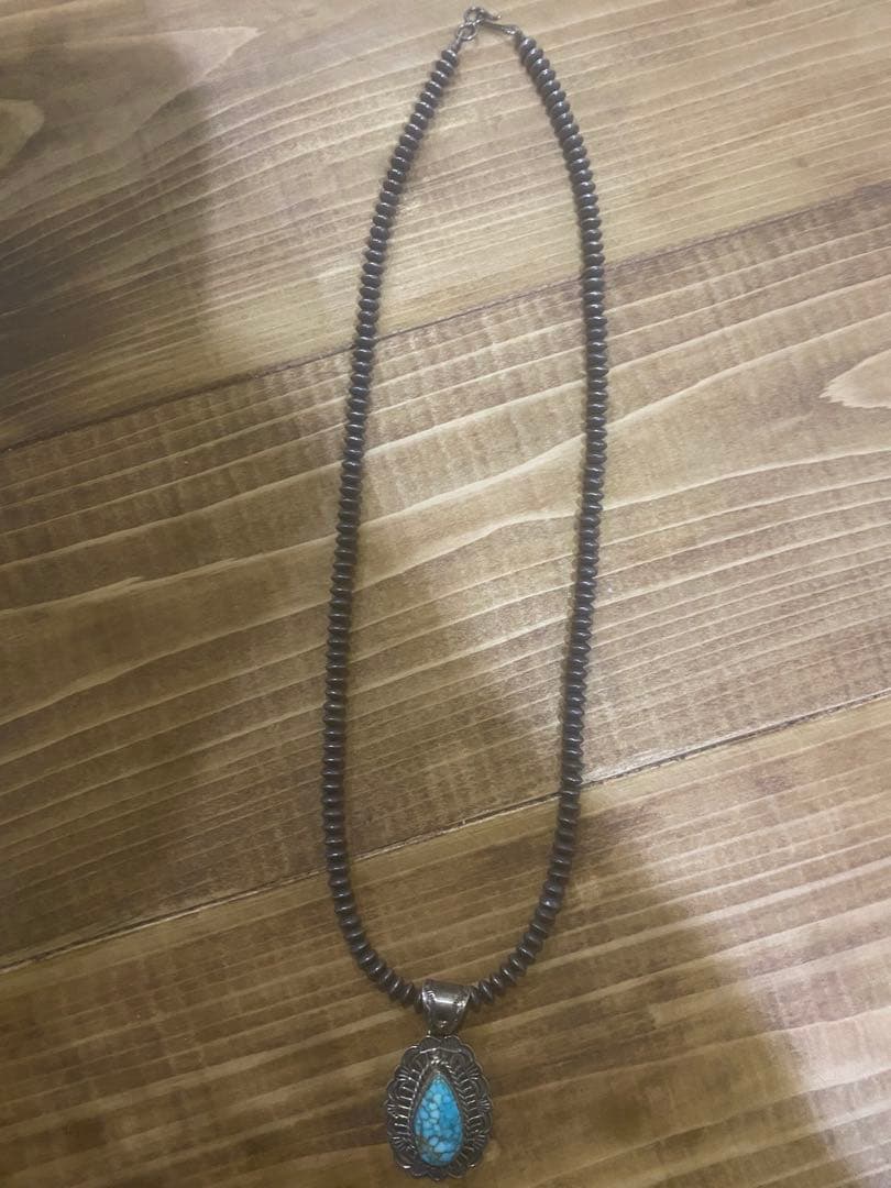 ナバホ　Art Platero ターコイズペンダントトップ　最終値下げ