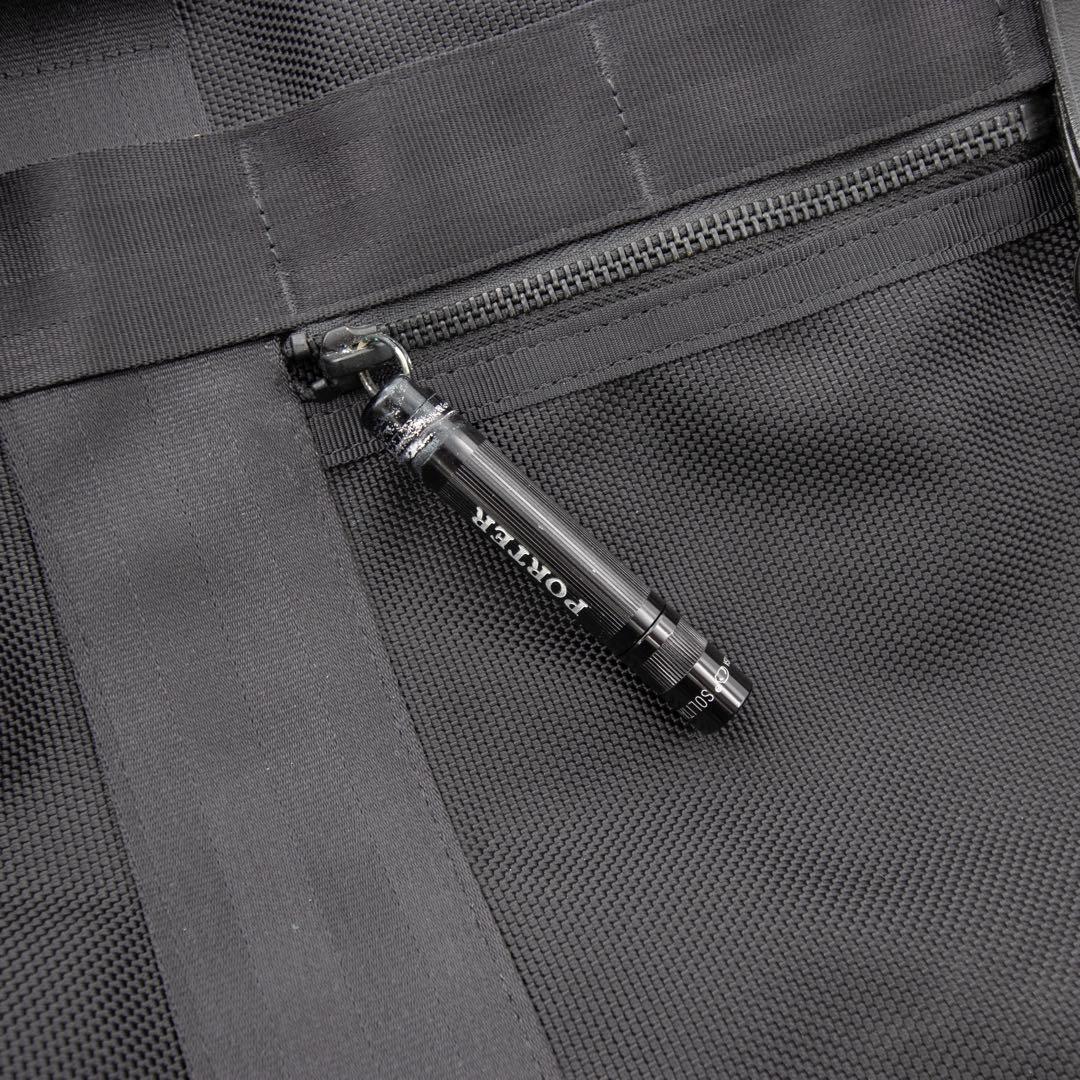 A058【ポーター／ヒート】トートバッグ　ビジネスバッグ　ナイロン　ブラック