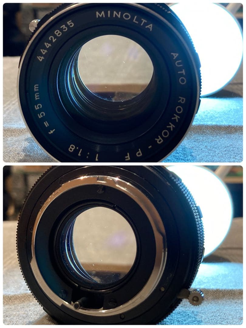 ★希少美品★minolta sr-7/緑のロッコールf1.8★完動品＊初期保証付