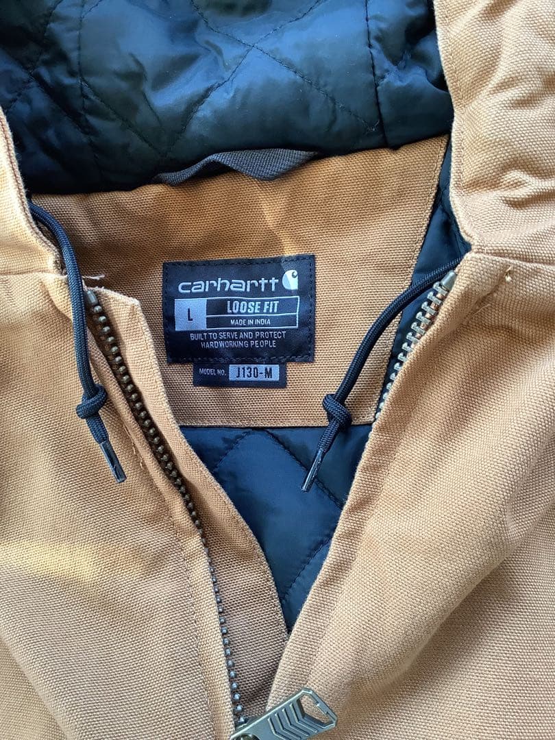 『まさ』Carhartt ルーズフィットブラウンジャケット L カーハート