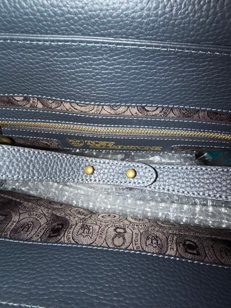 未使用／トフアンドロードストーン　ビジネスバッグ(Ｌ) 濃紺