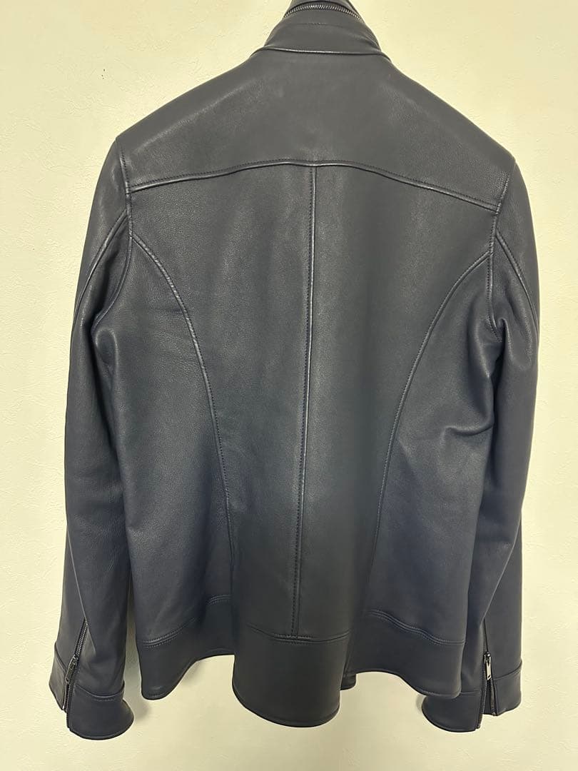 ジュンハシモト　レザーライダースジャケット　ダブルライダース