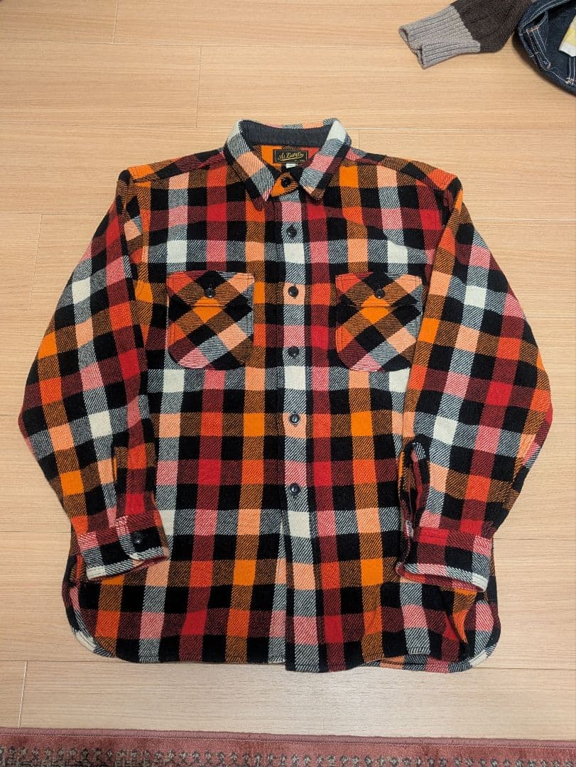 アットラスト ATLAST&CO チェック ウールシャツ 16