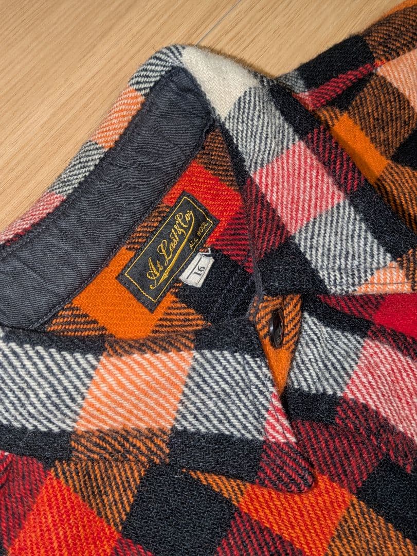 アットラスト ATLAST&CO チェック ウールシャツ 16