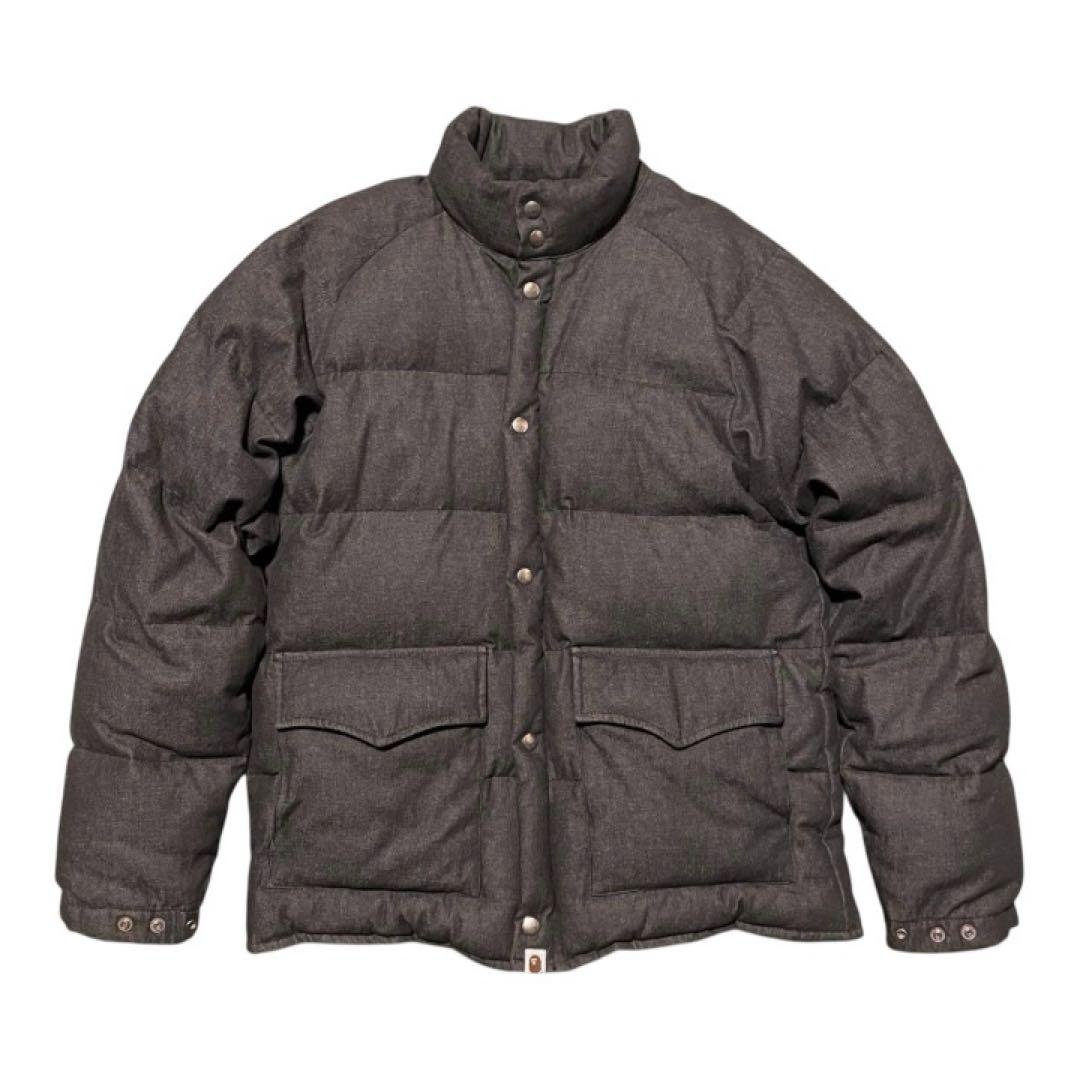 A Bathing Ape ダウンジャケット ブラック 黒
