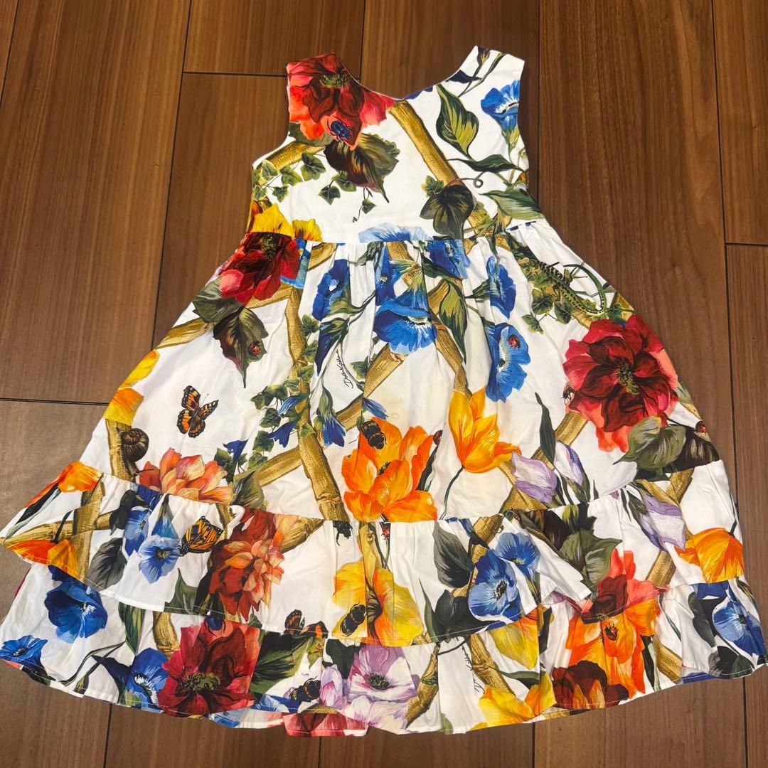 花柄ノースリーブワンピース 18-24ヶ月