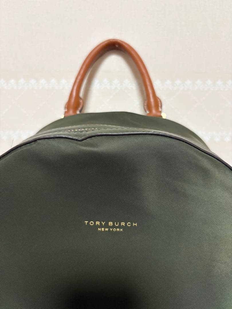 TORY BURCH グリーンリュック
