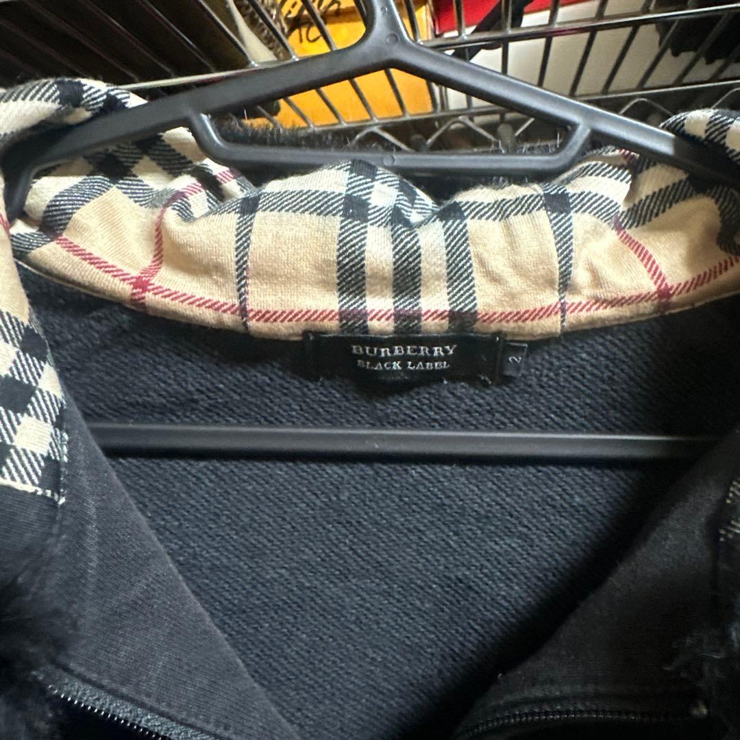 BURBERRY パーカー ファーフード付きサイズ2