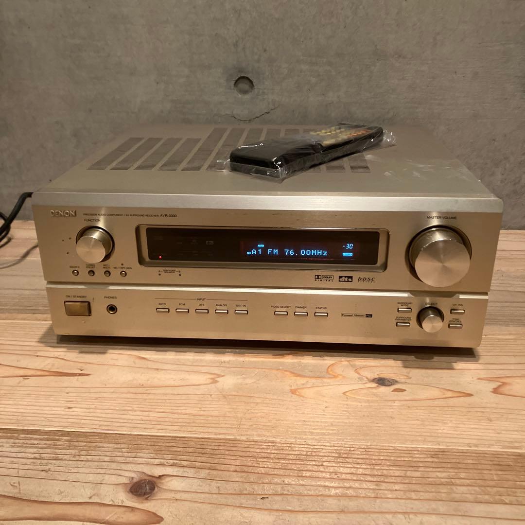 DENON デノン AVサラウンドレシー　AVR-3300通電確認済み ジャンク