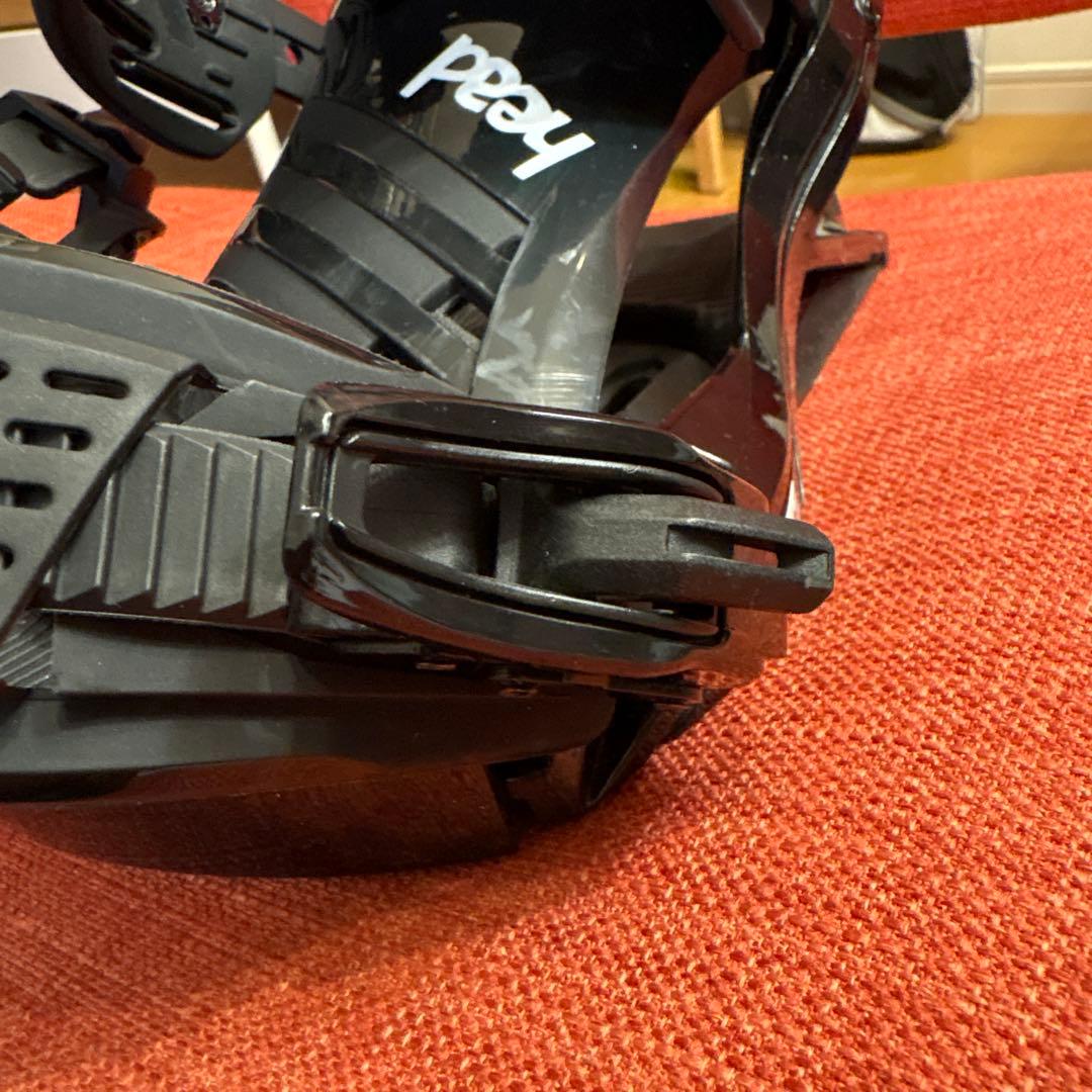 head スノーボードビンディング ブラック