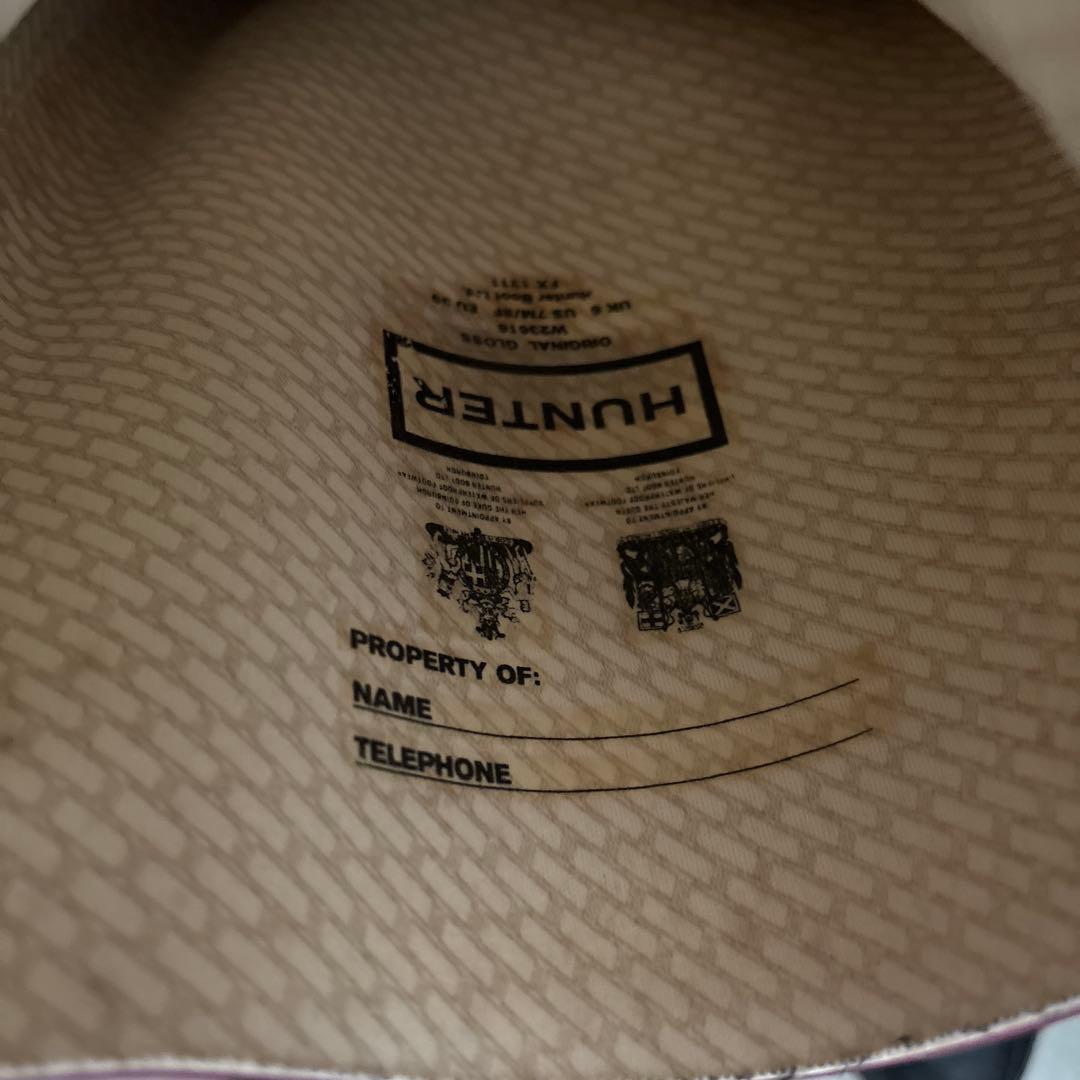 aeyangmx2 　 HUNTER パープル 長靴 バックル付き