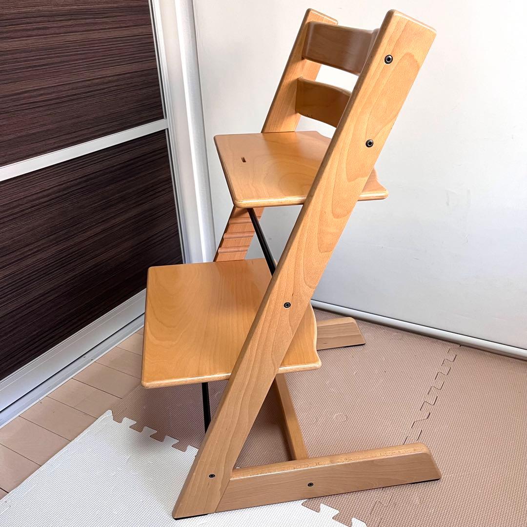 【新型】美品　シリアル4　ストッケ トリップトラップナチュラル