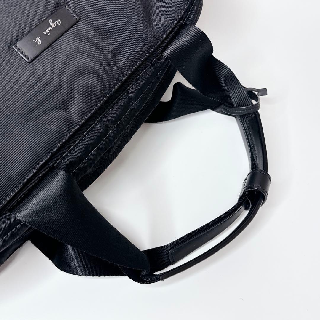 【24時間以内発送】アニエスべー ボヤージュ ナイロン ボストンバッグ ブラック