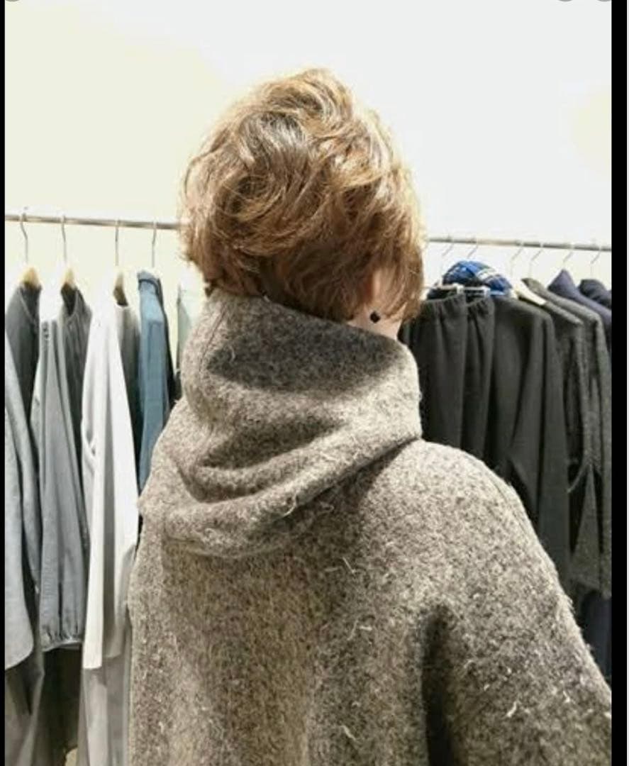 ヨーガンレール　ウールヒゲフェルト　フード付きコート