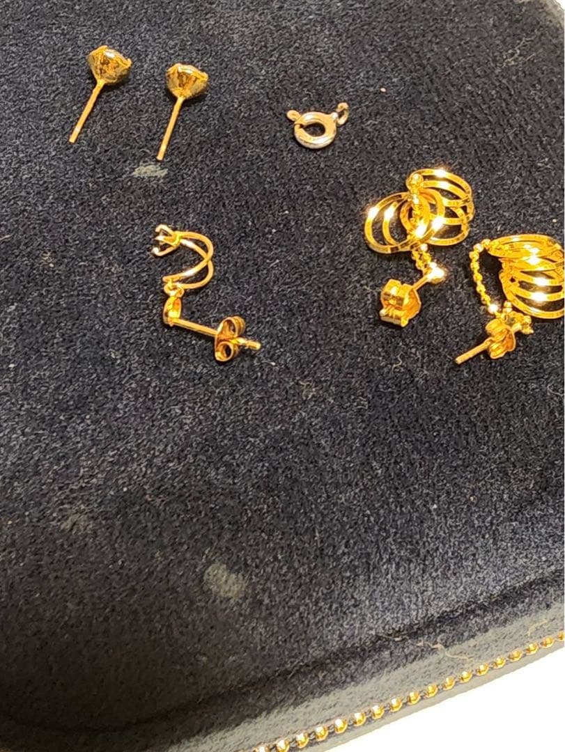 k18ピアス　k14 まとめ　アクセサリー　遺品整理