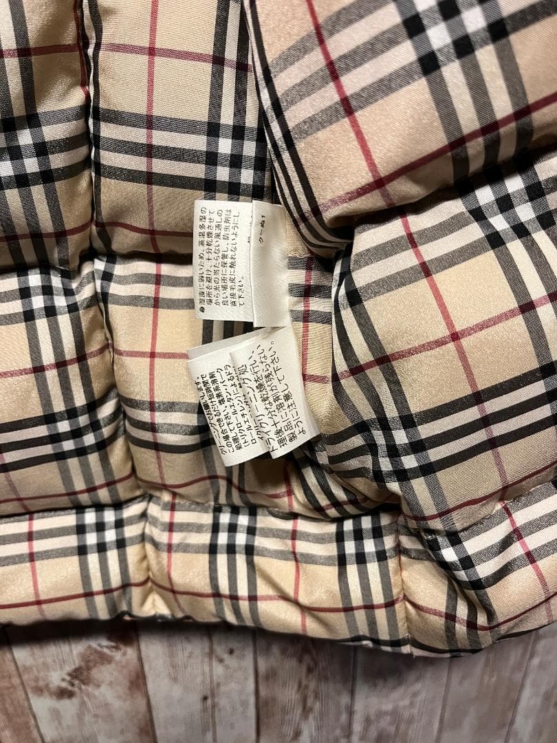 BURBERRY BLUE LABEL リアルファー(ラクーン) ダウンベスト