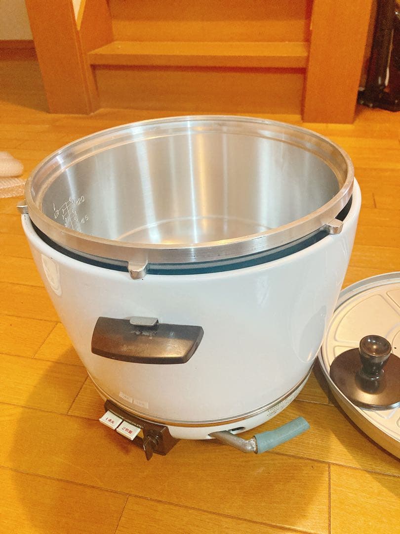 リンナイガス釜炊飯器未使用都市ガス用ガス釜