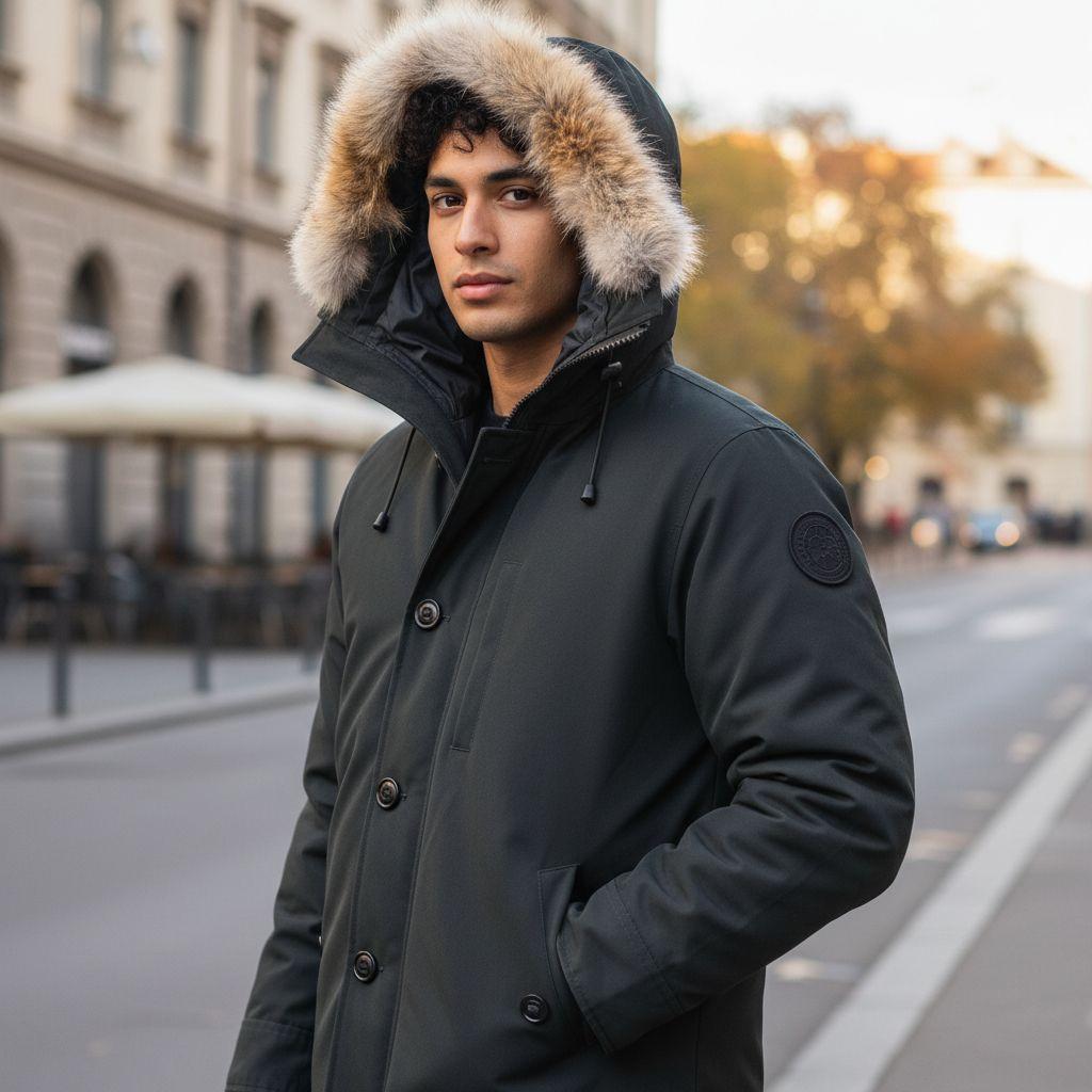 T様✨【超人気！コヨーテファー】カナダグース　シャトーパーカ　ブラックレーベル