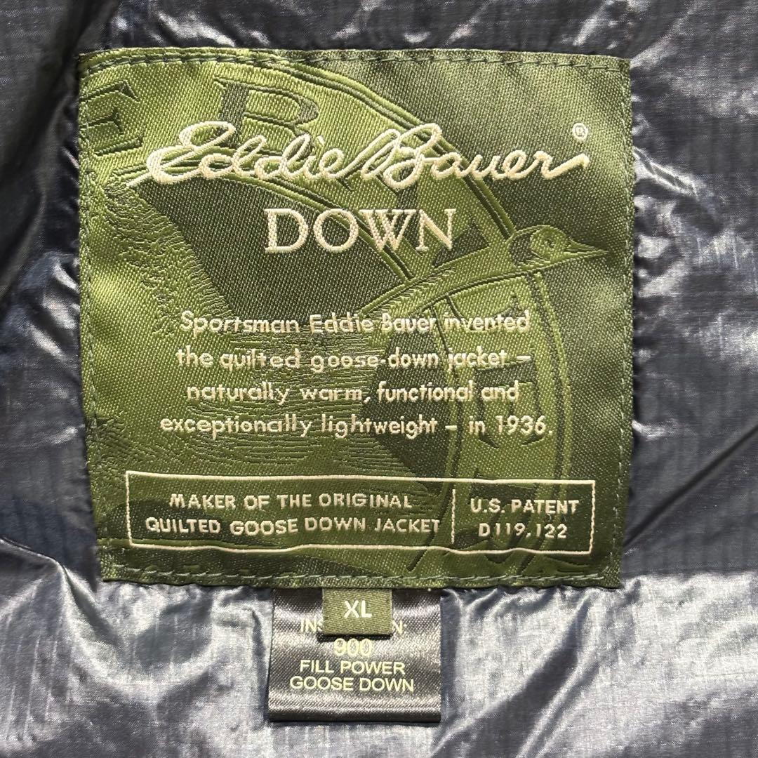 Eddie Bauer down puffer jacket XL 紺