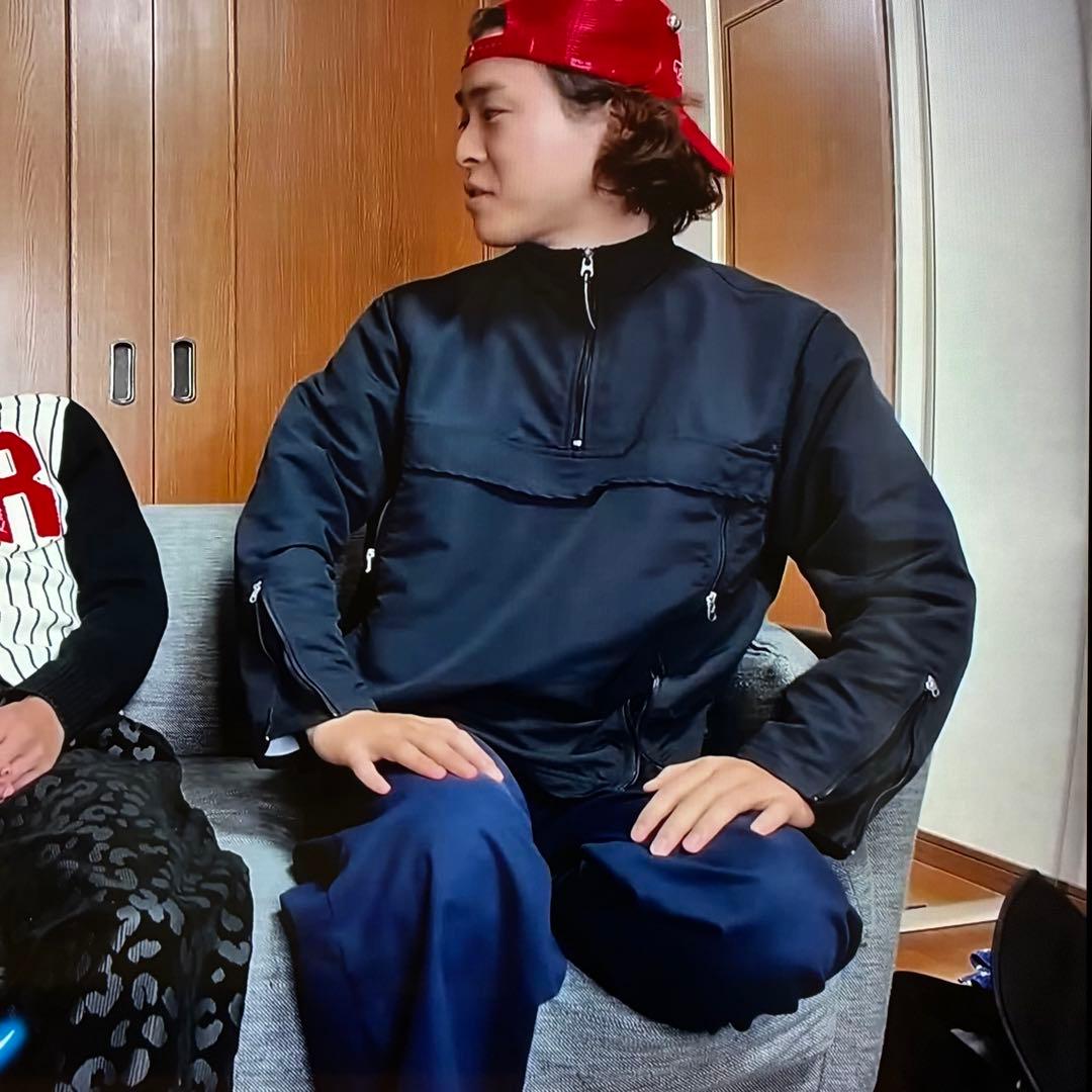 ポーカーズ あつむ 着用 00s ユーロ NIKE ハーフジップブルゾン