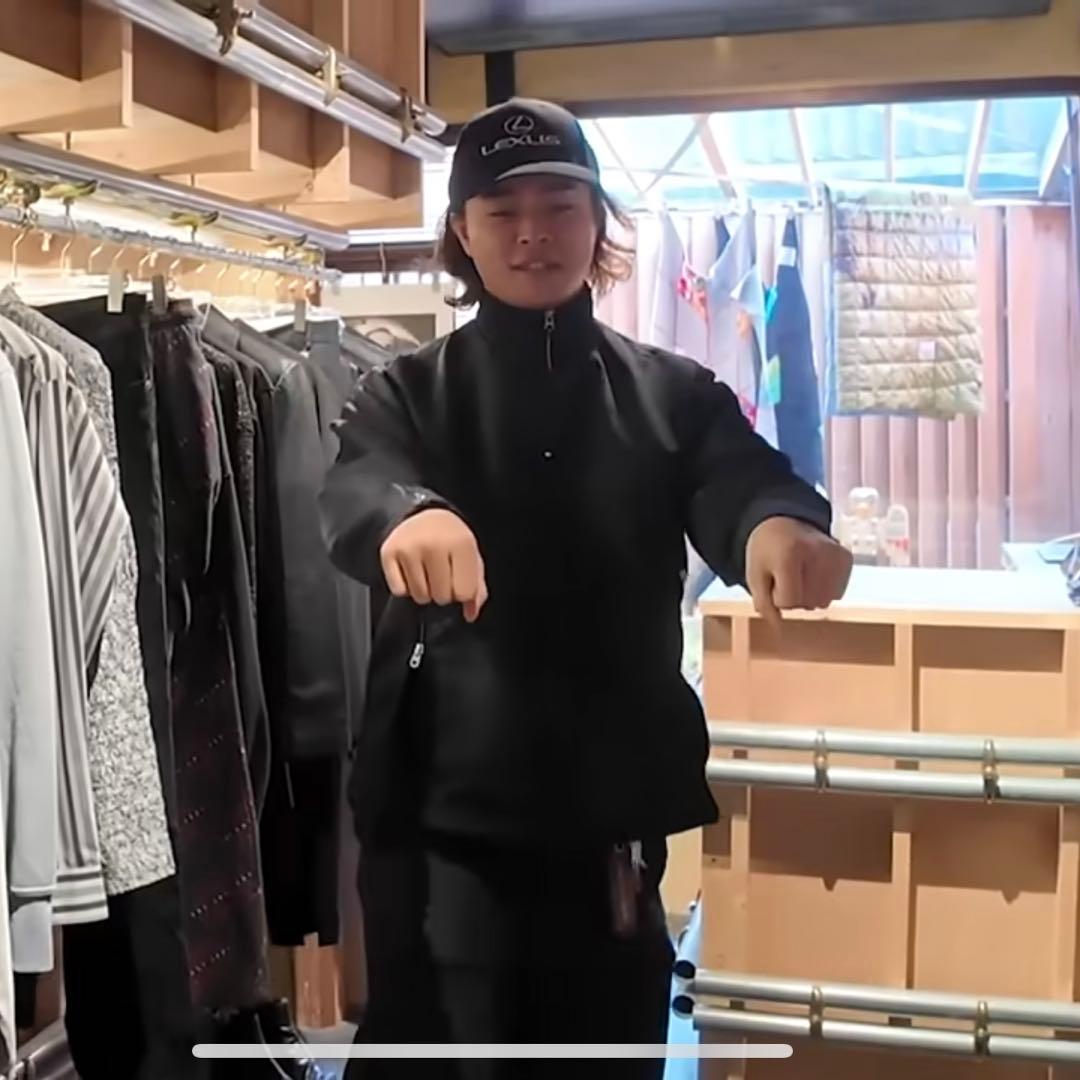 ポーカーズ あつむ 着用 00s ユーロ NIKE ハーフジップブルゾン