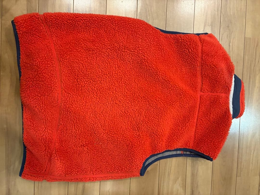 パタゴニア patagoniaレトロXベストMレッドフリースアウターインナー古着