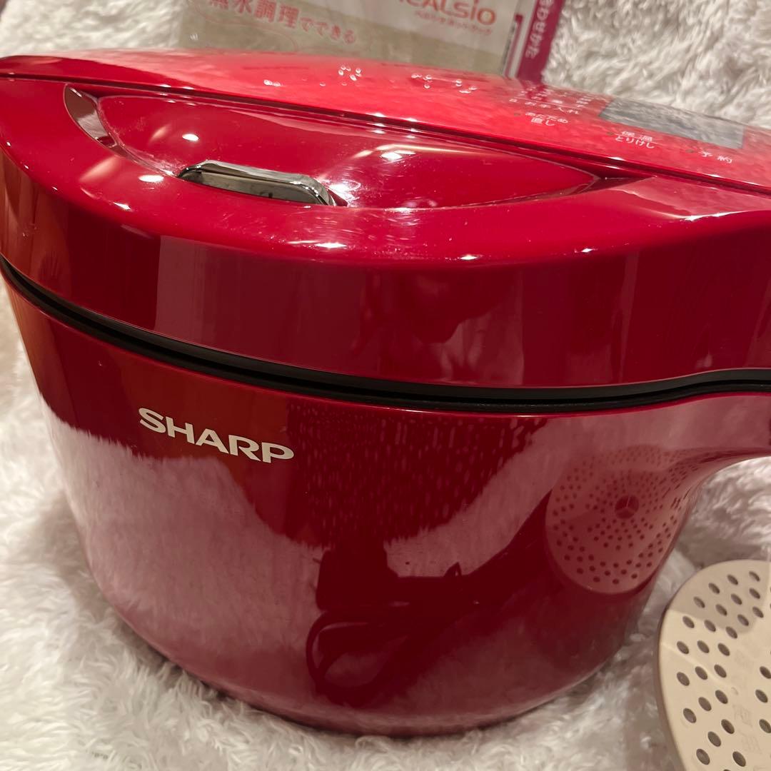 SHARP ヘルシオ ホットクック 水なし自動調理鍋 KN-HT99B-R