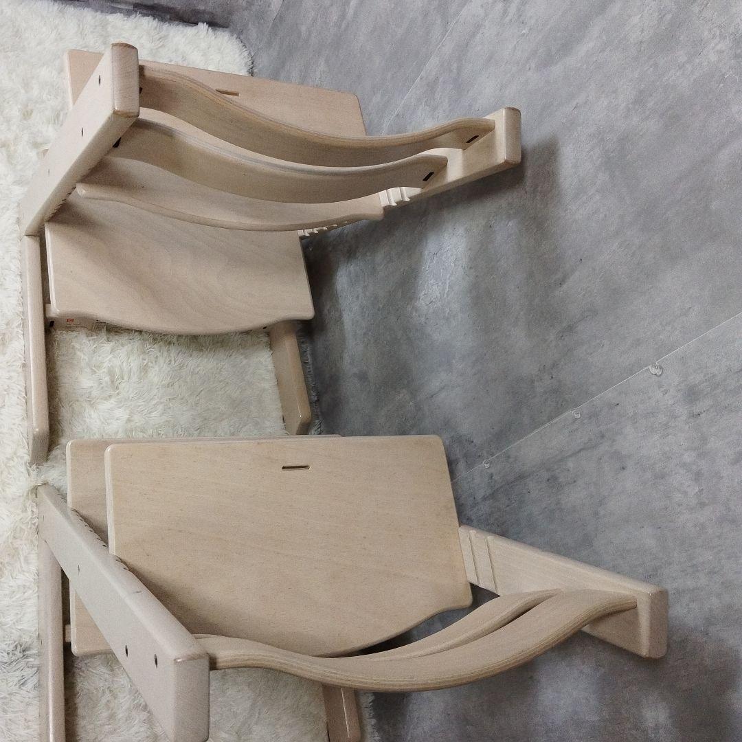 STOKKEストッケトリップトラップ ホワイトウォッシュシリアル4 2脚セット