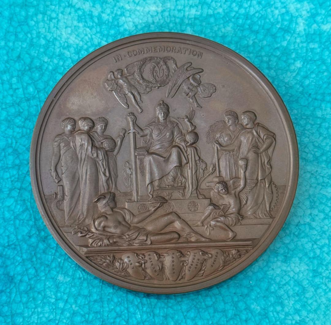 専用手配品　1887ヴィクトリア ゴールデン ジュビリー 大型 ブロンズ メダル