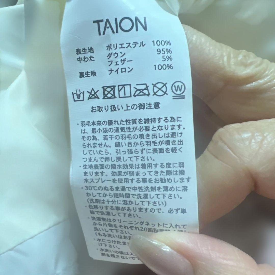 ＊*＊様 TAION✖️unfiloホワイトダウンジャケット