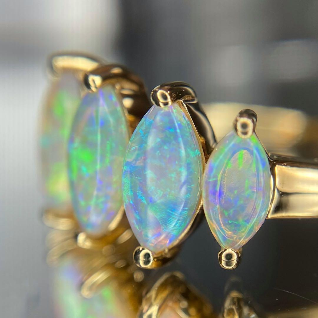 天然無処理 オパール￼ 計1.00ct K18『スペシャル・ヴィンテージ』