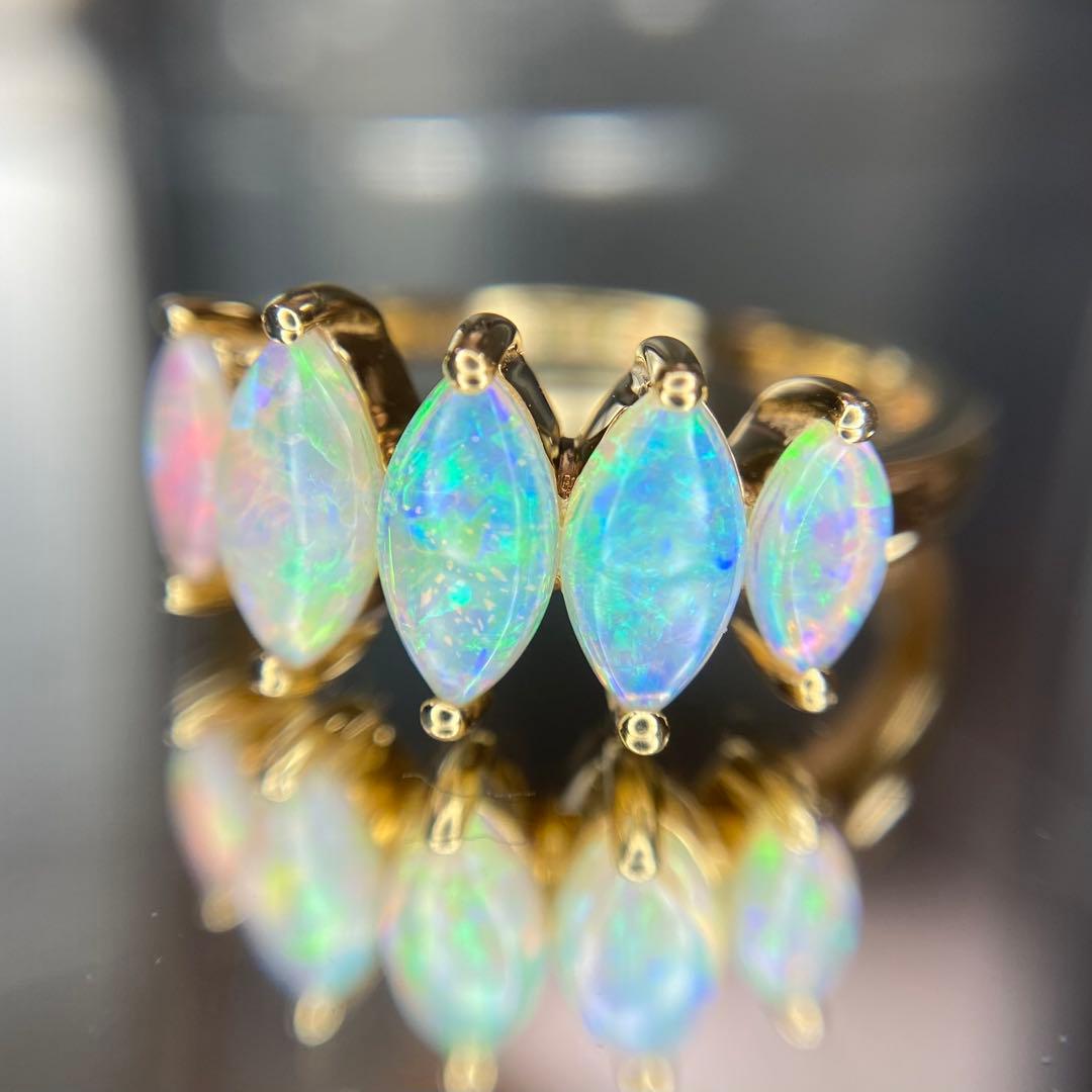 天然無処理 オパール￼ 計1.00ct K18『スペシャル・ヴィンテージ』