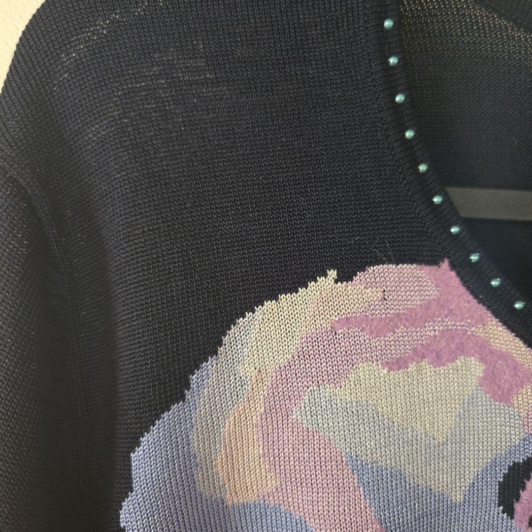 LEONARD FASHION 黒 長袖ニット