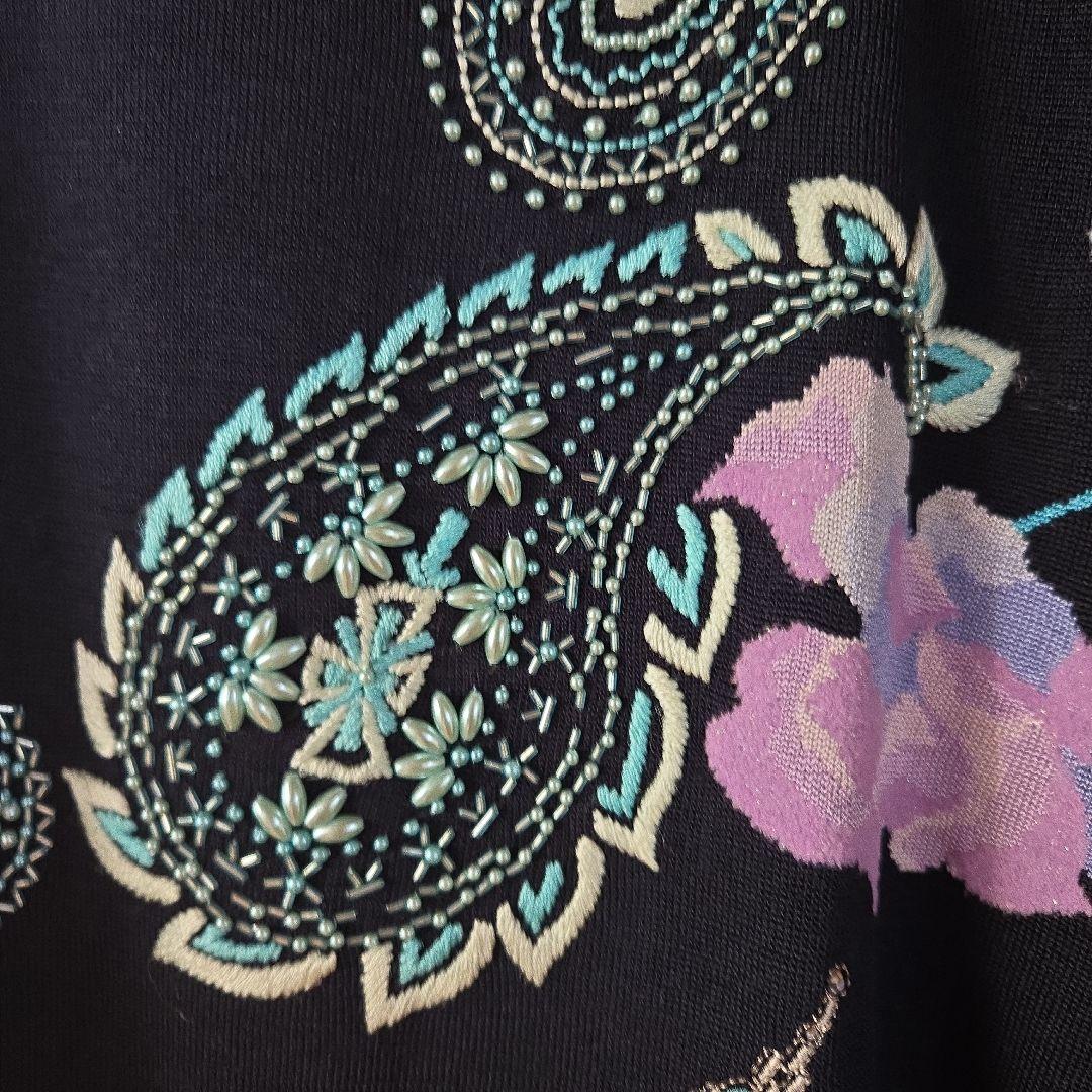 LEONARD FASHION 黒 長袖ニット