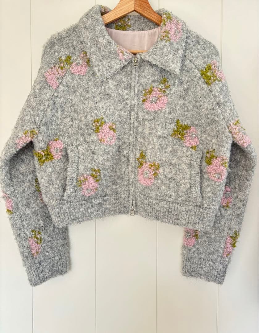 Gypsohila Flower Knit Jacket ジプソフィア