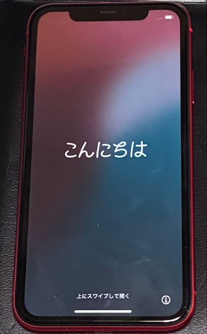 iPhone 11 レッド128GB 本体 SIMロック解除、初期化済み