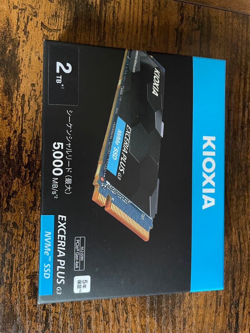 キオクシア M.2SSD 2TB 新品