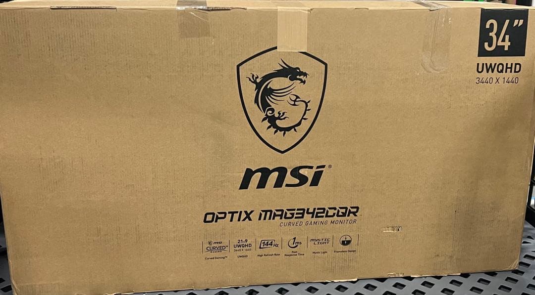 MSI 湾曲ゲーミングモニター MAG 342CQR