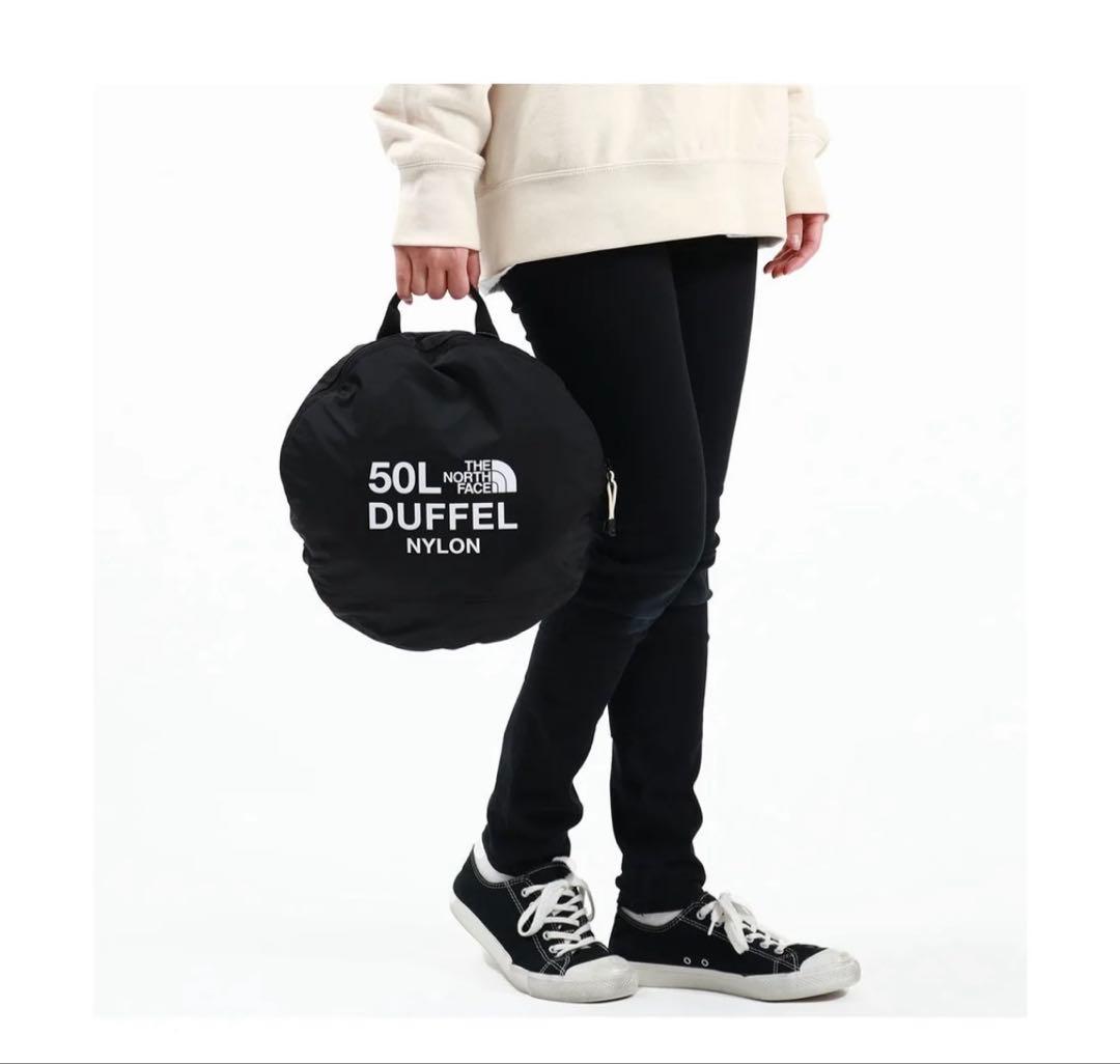美品1度のみ使用〜ノースフェイス ボストンバッグ ダッフルバッグ 大容量 50L