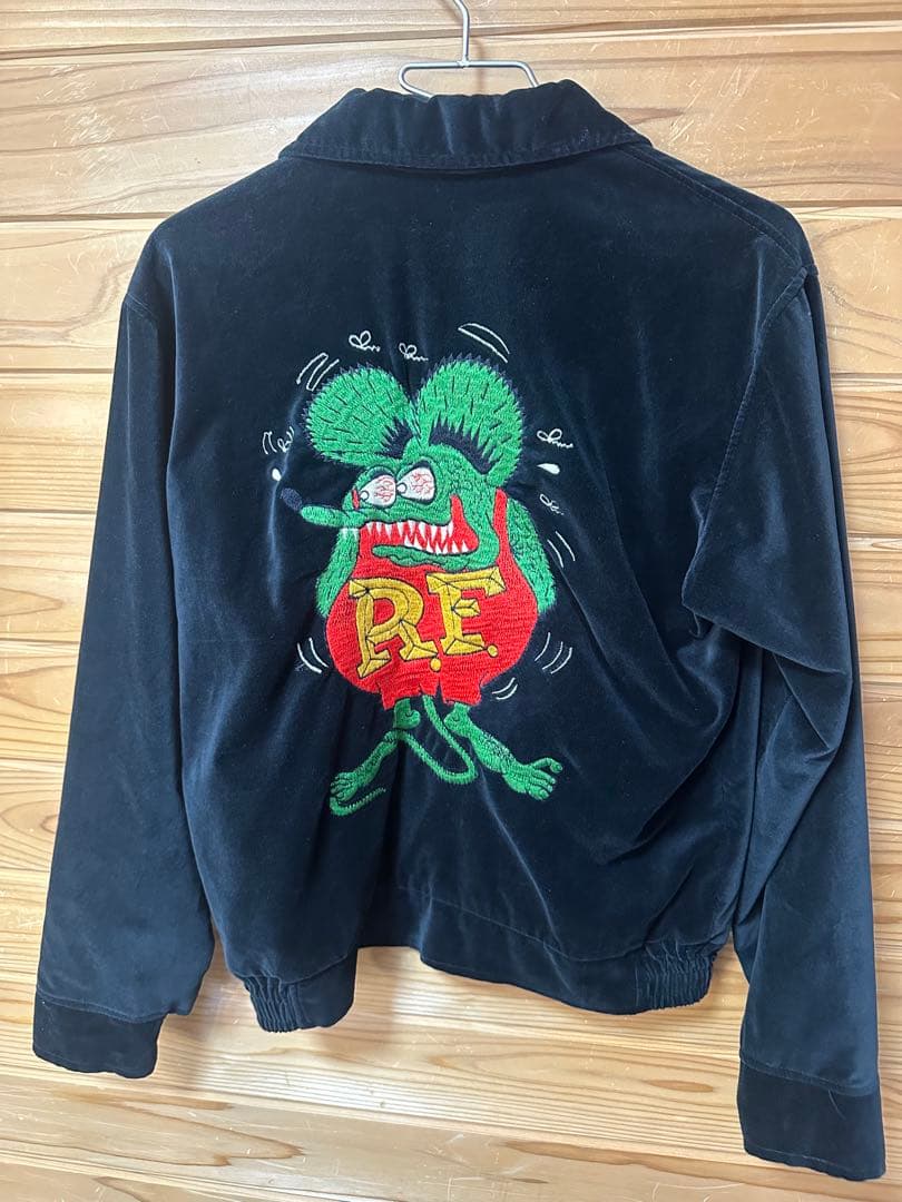 Rat Finkラットフィンク スーベニアジャケット スカジャン 別珍 刺繍