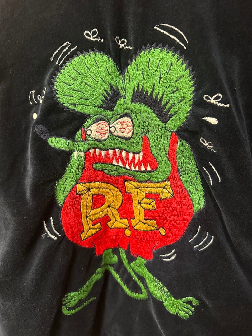 Rat Finkラットフィンク スーベニアジャケット スカジャン 別珍 刺繍