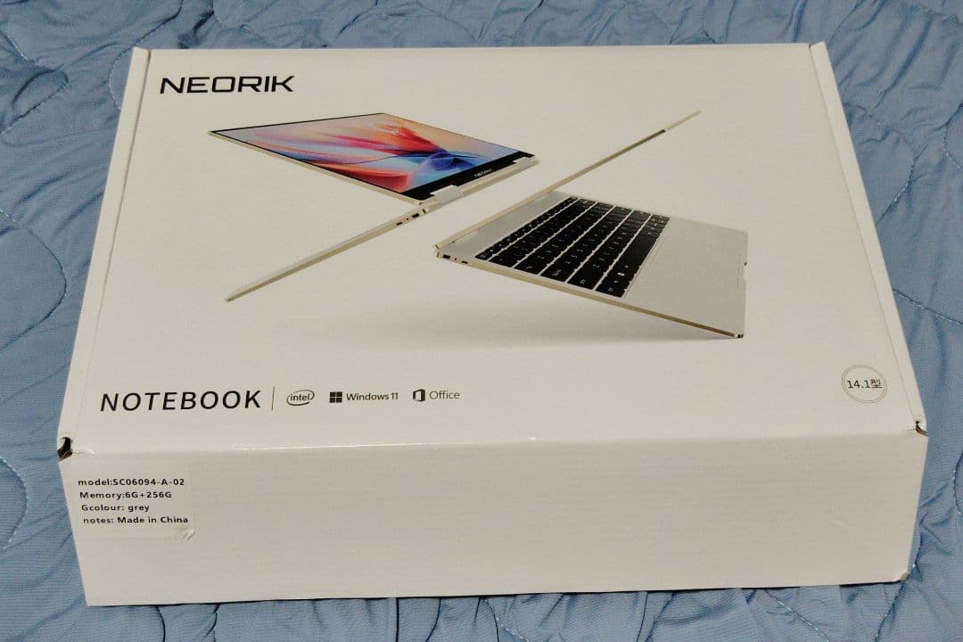 ■14.1型 office付ノートPC NEORIK 大容量バッテリー