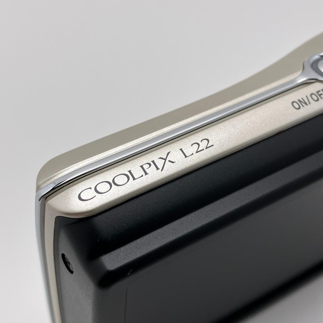 【極美品 動作確認済み】Nikon COOLPIX L22 コンパクトデジカメ