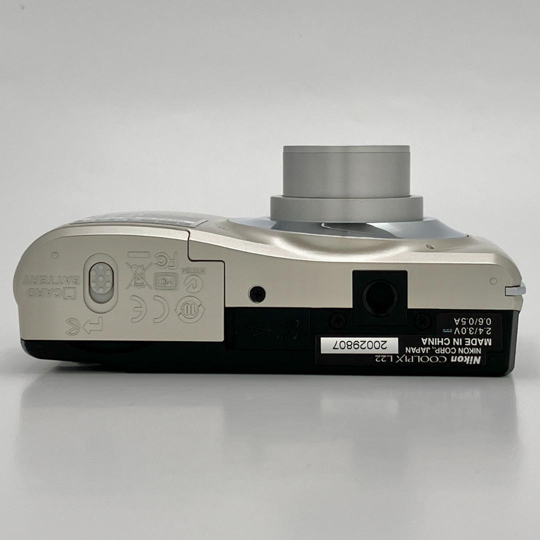 【極美品 動作確認済み】Nikon COOLPIX L22 コンパクトデジカメ