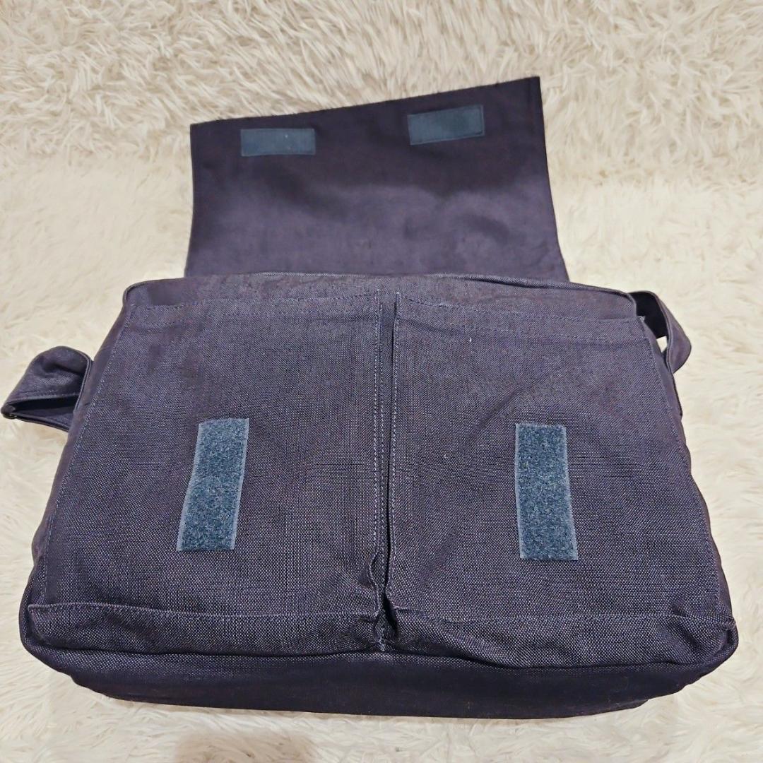 未使用級 ポータースモーキー ショルダーバッグ メッセンジャーバッグ ネイビー