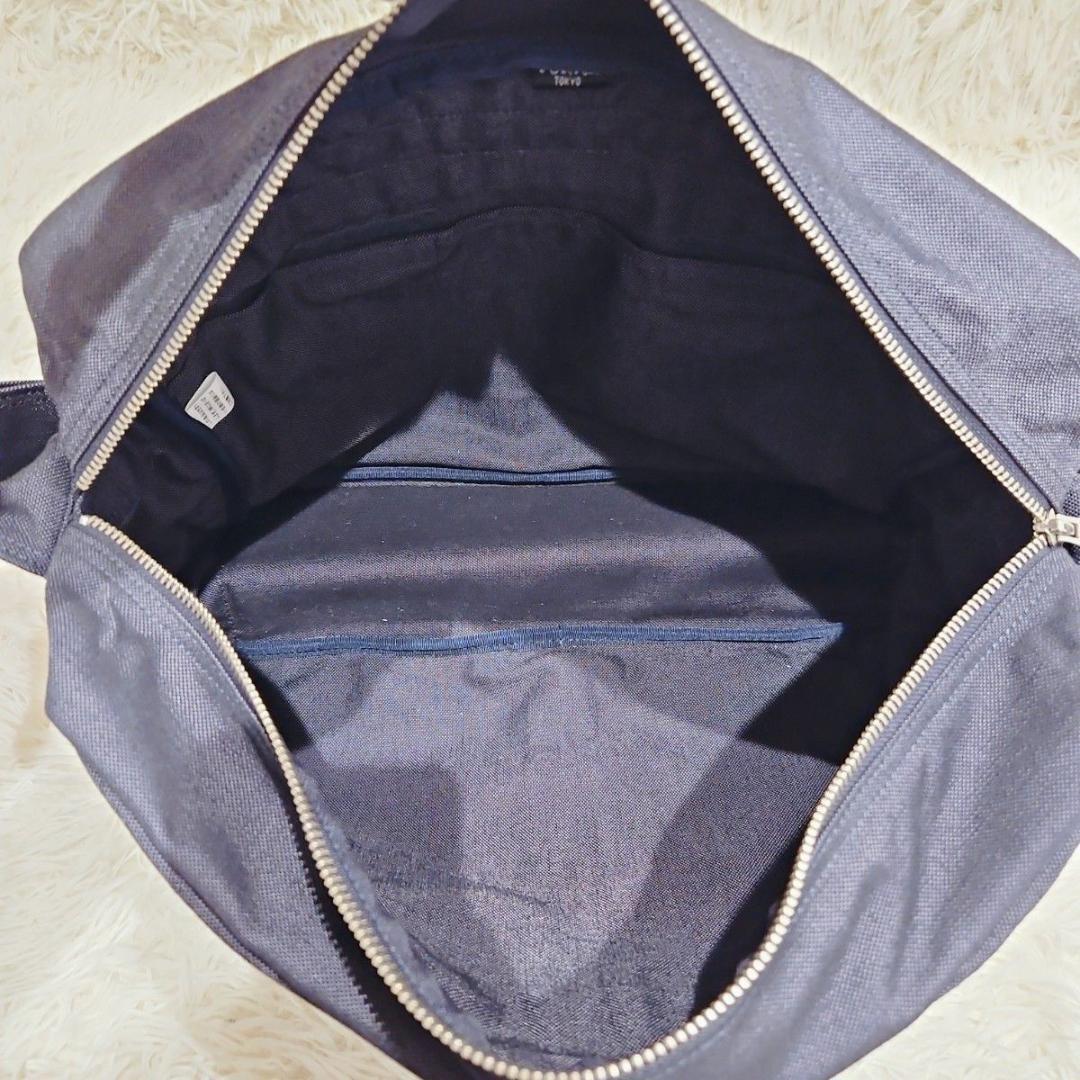 未使用級 ポータースモーキー ショルダーバッグ メッセンジャーバッグ ネイビー