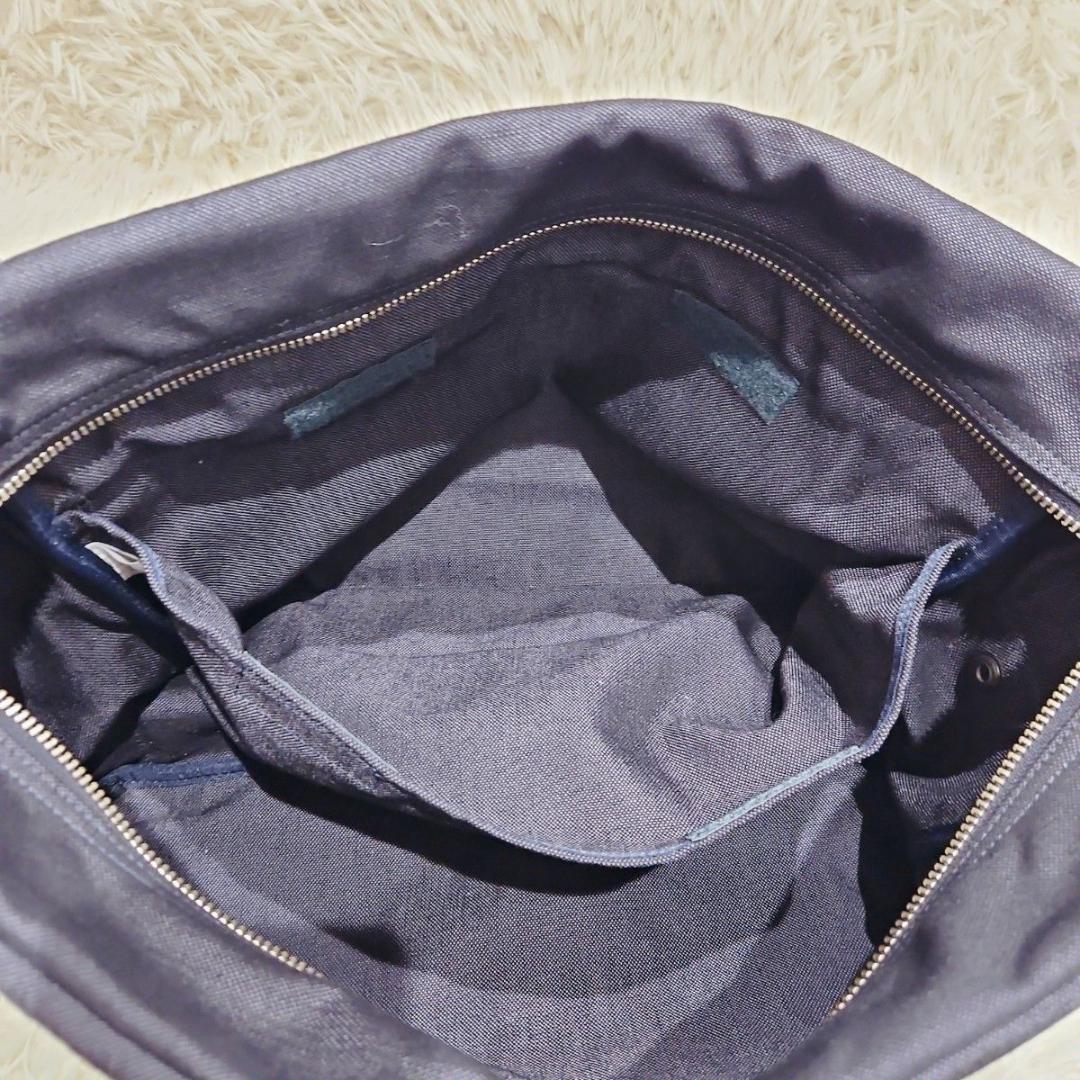 未使用級 ポータースモーキー ショルダーバッグ メッセンジャーバッグ ネイビー